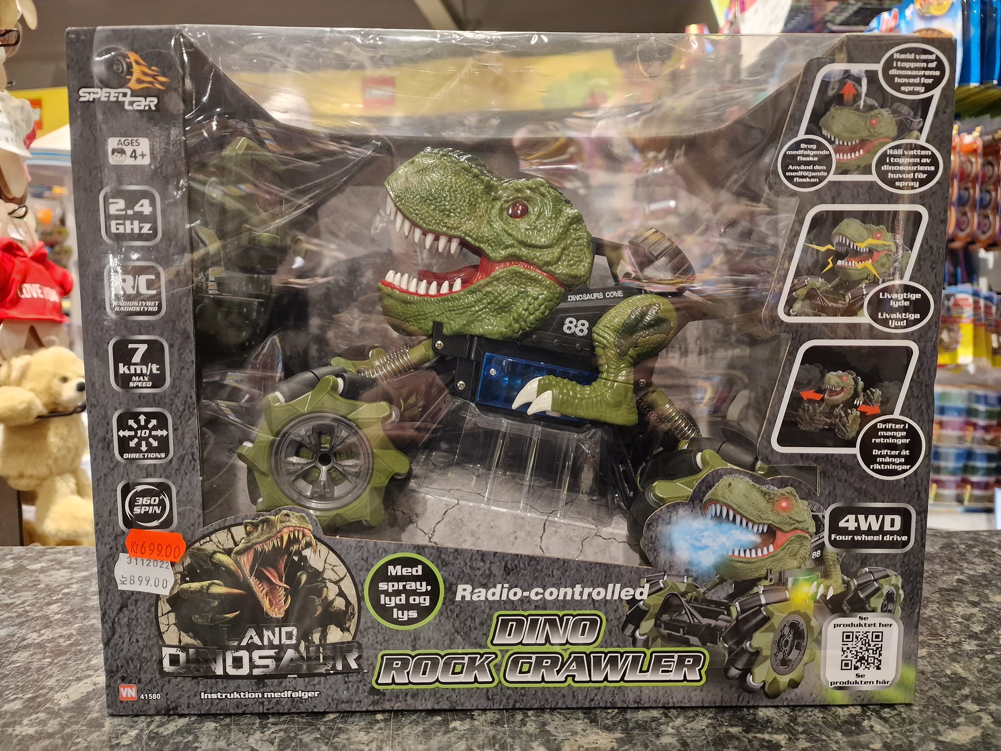 Radio-kontrollert dinosaur